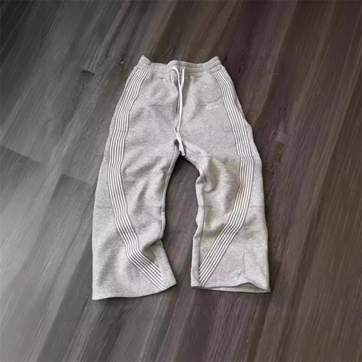 Casual Loose Straight Leg Pants Striped 2025 Summer Fashion Trend