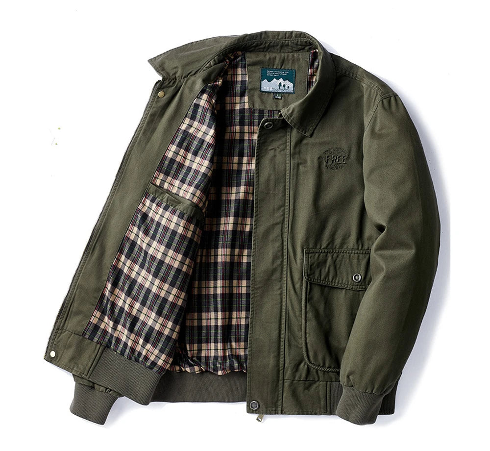 DIMUSI Autumn Men's Bomber Jackets Casual Male Tactical Military Windbreaker Jacket Man Outwear Slim Fit Business Coats Clothing