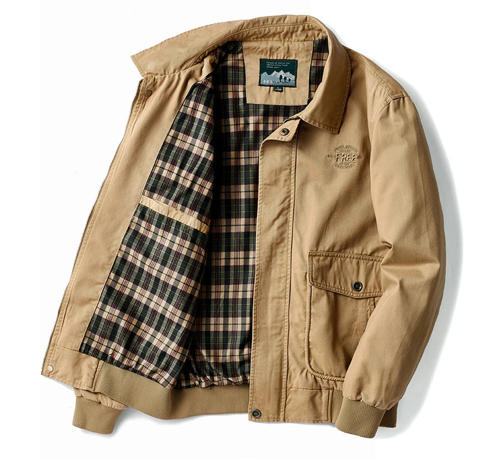 DIMUSI Autumn Men's Bomber Jackets Casual Male Tactical Military Windbreaker Jacket Man Outwear Slim Fit Business Coats Clothing