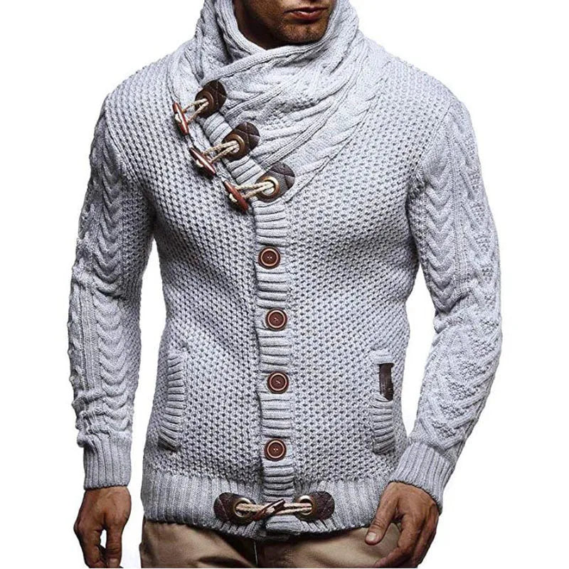 Man Sweaters Streetwear Clothes Turtleneck Sweater Men L Xl Long Sleeve Knitted Pullovers Autumn Winter Soft Warm Basic