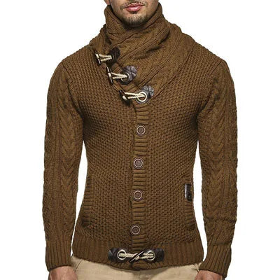 Man Sweaters Streetwear Clothes Turtleneck Sweater Men L Xl Long Sleeve Knitted Pullovers Autumn Winter Soft Warm Basic