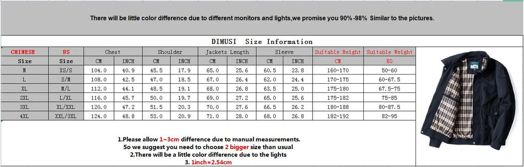 DIMUSI Autumn Men's Bomber Jackets Casual Male Tactical Military Windbreaker Jacket Man Outwear Slim Fit Business Coats Clothing