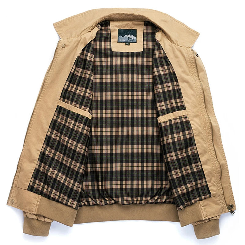 DIMUSI Autumn Men's Bomber Jackets Casual Male Tactical Military Windbreaker Jacket Man Outwear Slim Fit Business Coats Clothing