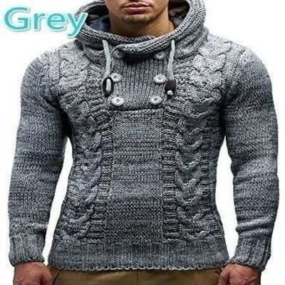 Man Sweaters Streetwear Clothes Turtleneck Sweater Men L Xl Long Sleeve Knitted Pullovers Autumn Winter Soft Warm Basic