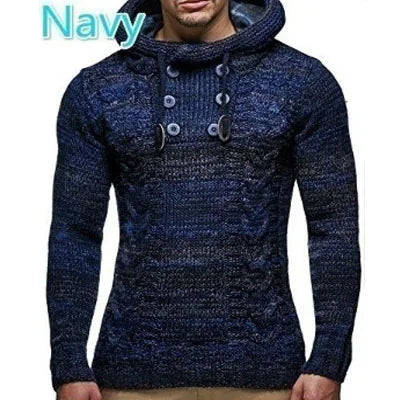 Man Sweaters Streetwear Clothes Turtleneck Sweater Men L Xl Long Sleeve Knitted Pullovers Autumn Winter Soft Warm Basic