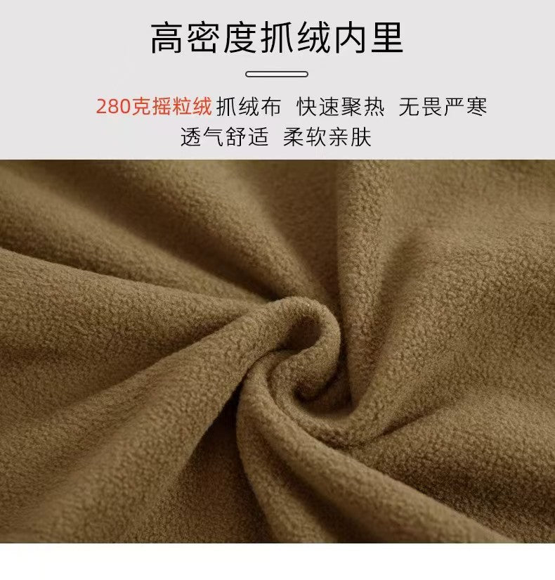 2026 Full Zippper Warm Fleece Tactical Jackets Men's Winter Thermal Turtleneck Jacket Outdoor Work Hunting Coats Safari Jacket