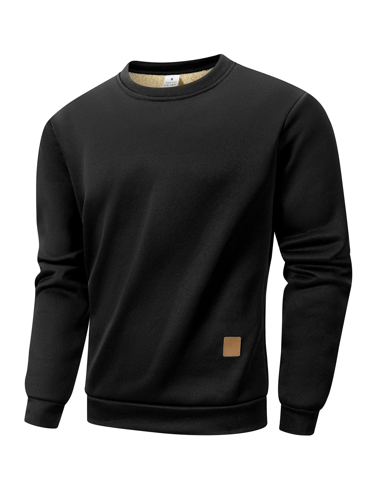 Autumn Winter Men's Fleece Lined Warm Sweatshirt Casual Pullover Men Fashion Long Sleeve Hoodies Outdoor Men's Clothing Top