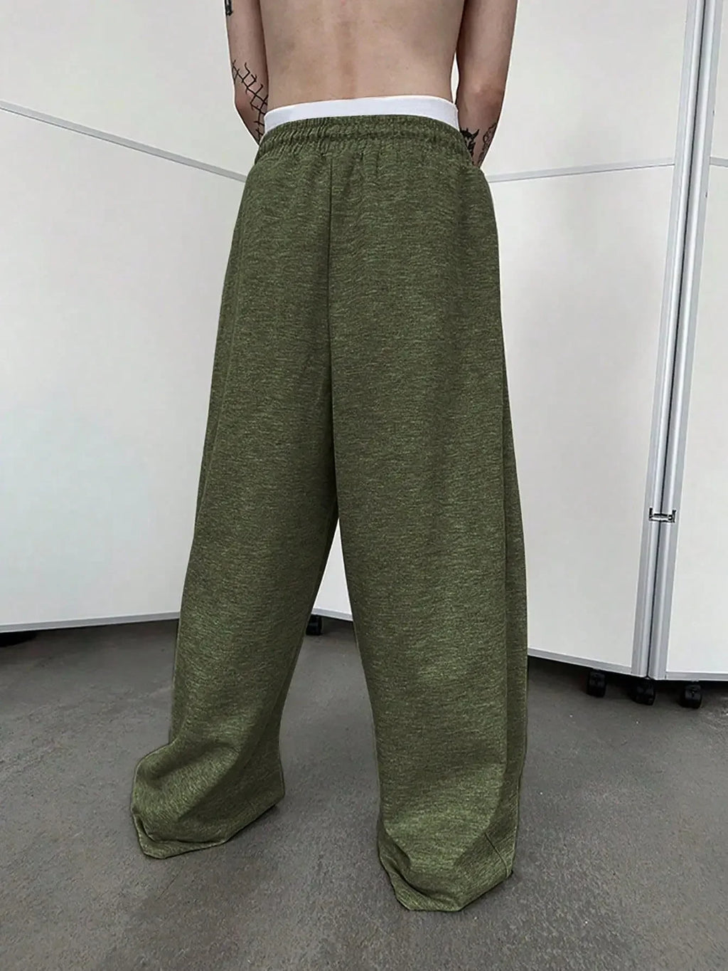 Y2k Harajuku Wide Leg Sweatpants Women Streetwear Baggy Oversize Gray Sports Pants High Waist Drawstring Casual Joggers Trousers