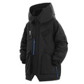 Mulit Pocket Winter Jackets Techwear Tactical Coats Men Fashion Streetwear Oversized Parkas Warm Hooded Jacket Windbreaker