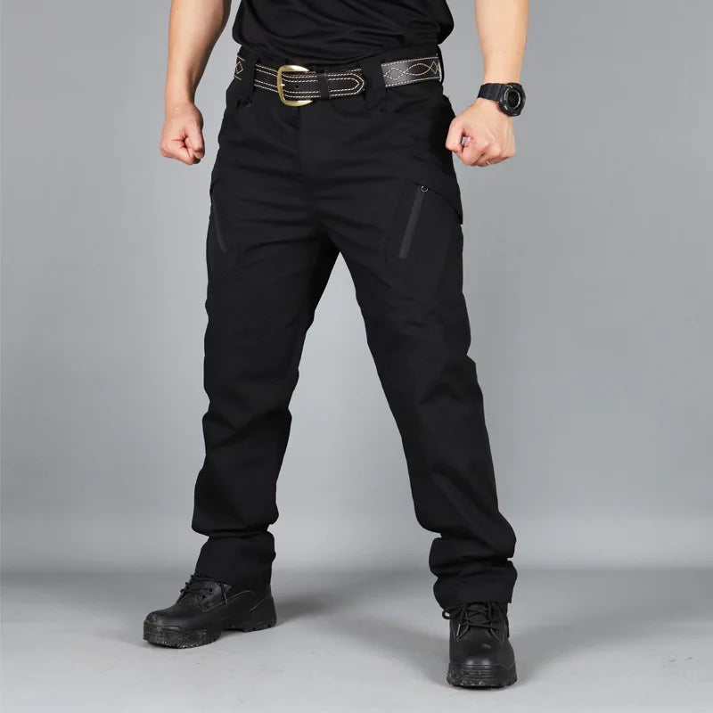 Tactical Men Pants Summer Lightweight Casual Trousers Waterproof Multiple Pockets Cargo Pants Quick Dry Outdoor Workout Pant