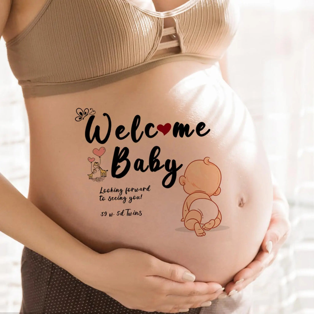 Childbirth Congratulations Stickers for Pregnant Women Gifts Pregnant Women Photos Tattoo Stickers Pregnant
