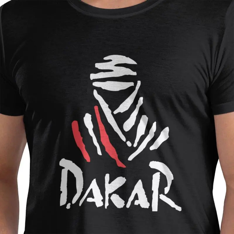 Motorcycle Dakar Rally Graphic Print T Shirt Men Large Size Cotton Casual T-shirts Summer Short Sleeve Tops Tees Streetwears