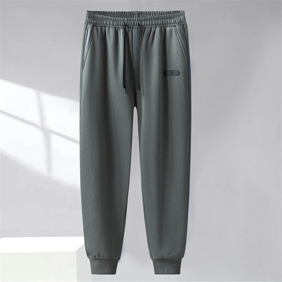 Solid Color Tracksuit Men 11XL Plus Size Suits Zippered Hoodie Sweatpants Sets Spring Autumn Jogger Pants Male Big Size 10XL