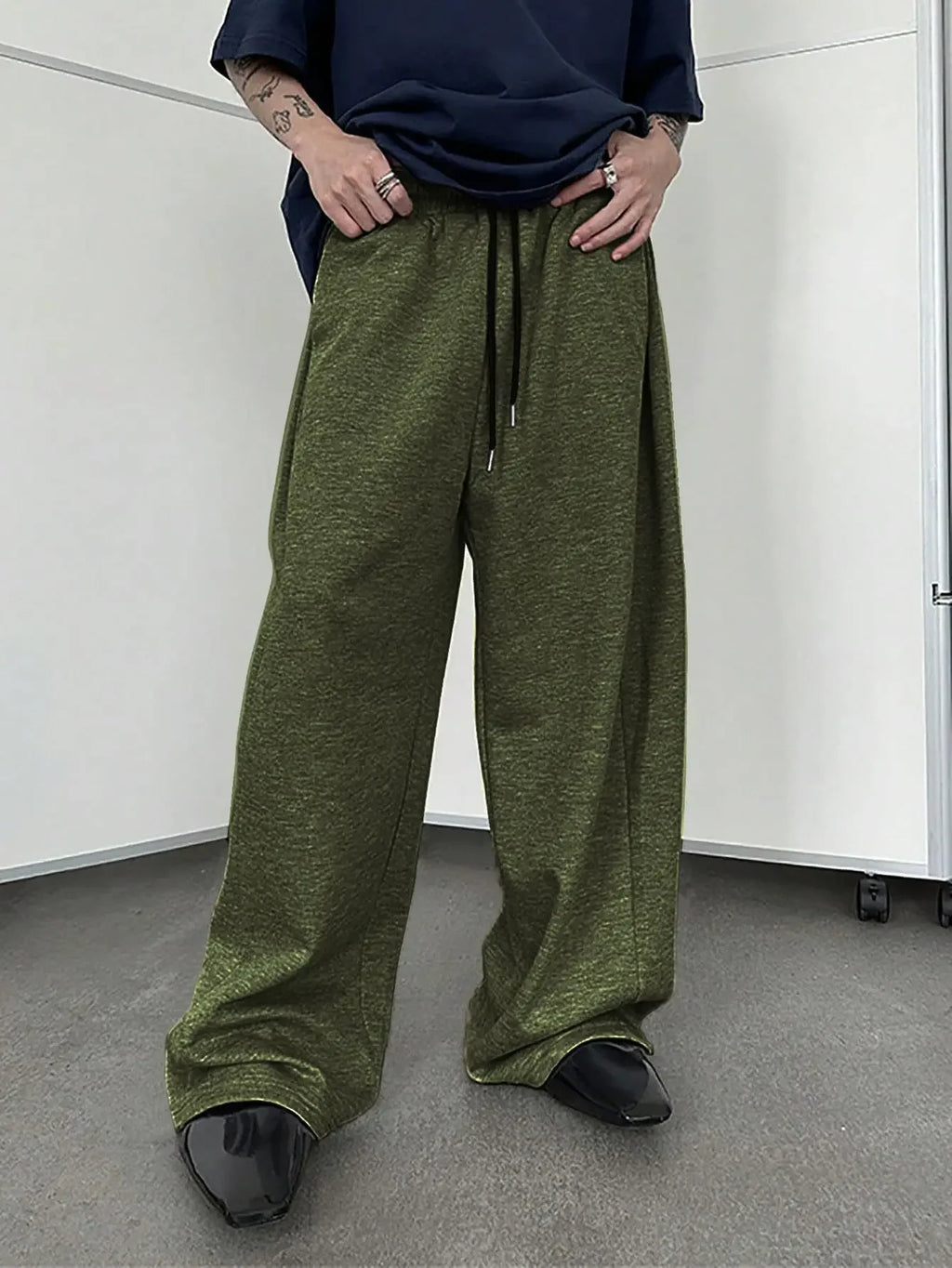Y2k Harajuku Wide Leg Sweatpants Women Streetwear Baggy Oversize Gray Sports Pants High Waist Drawstring Casual Joggers Trousers