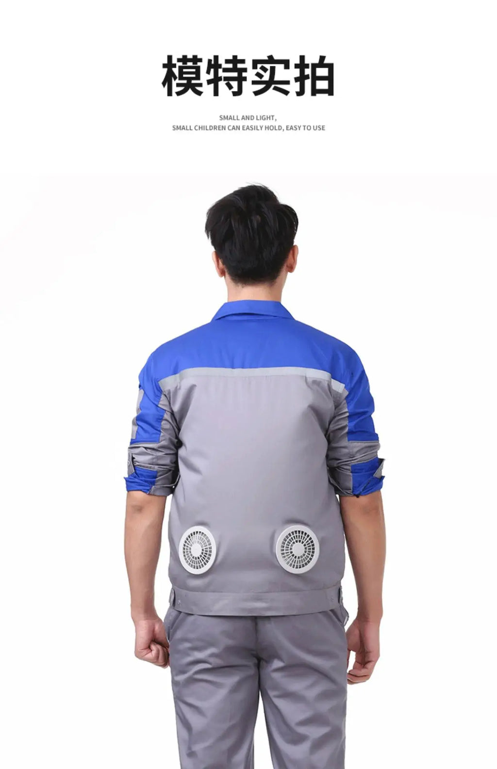 Summer Cooling Air Conditioning Clothing Sun Protection Cooling Fan Clothes Workwear Outdoor Heat Dissipation Sun Protection Lab