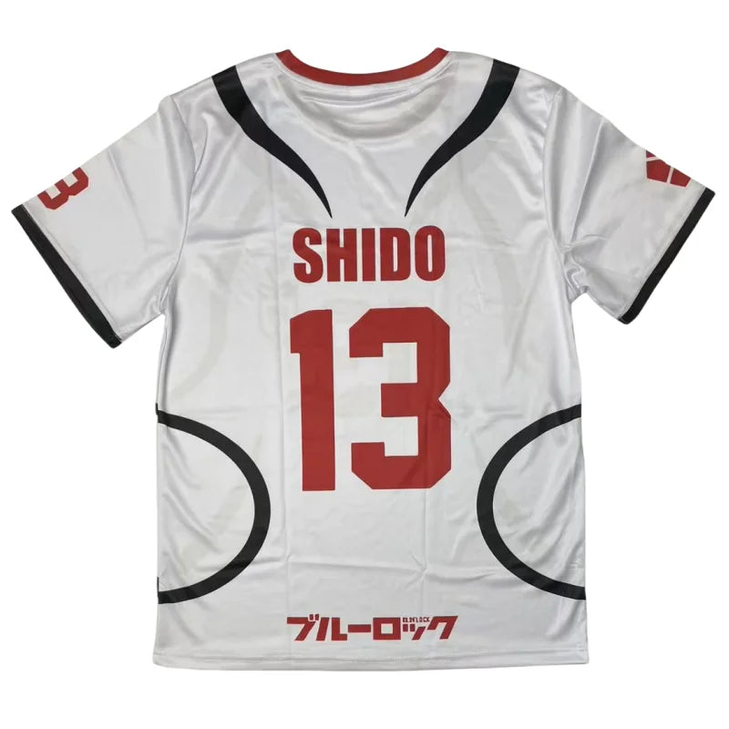 Anime Shidou Shirt Cosplay Costumes #13 Japan U20 Football Jersey Shidou Ryuusei Soccer Training T-Shirt 3D Printing