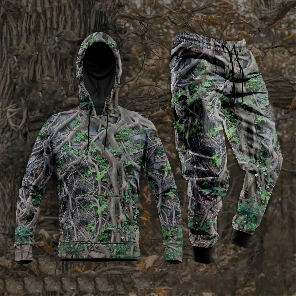 Autumn Camouflage 3D Printed Hoodie Suit Men Sweatshirts Sweatpants Casual Fashion Two Piece Tracksuit Set Men's Clothing