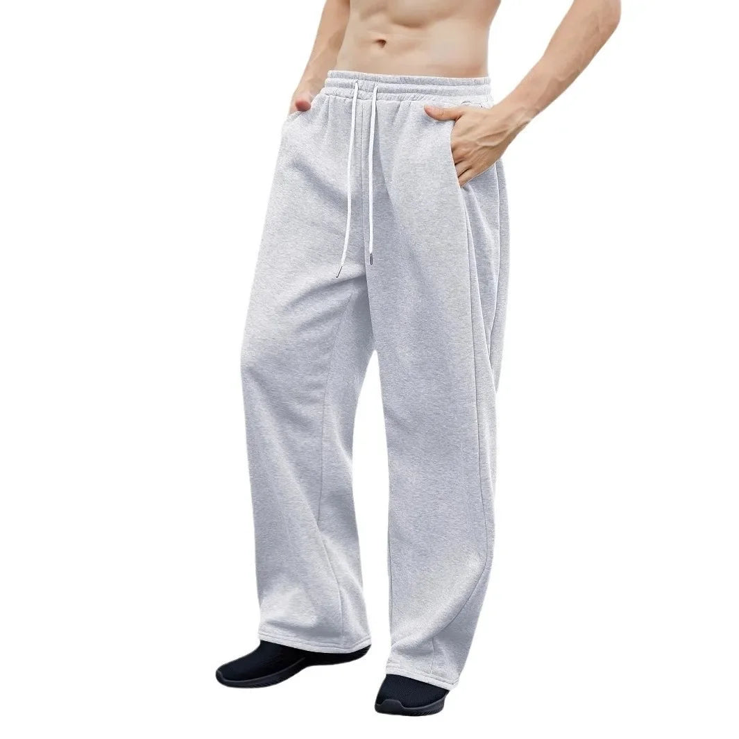 Y2k Harajuku Wide Leg Sweatpants Women Streetwear Baggy Oversize Gray Sports Pants High Waist Drawstring Casual Joggers Trousers