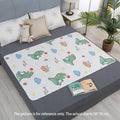 HOMEFISH Washable Mattress Urine Mat for Baby Toddlers Cute Cartoon Bed Protector Diaper Bedding Urine Pads Cloth Breathable
