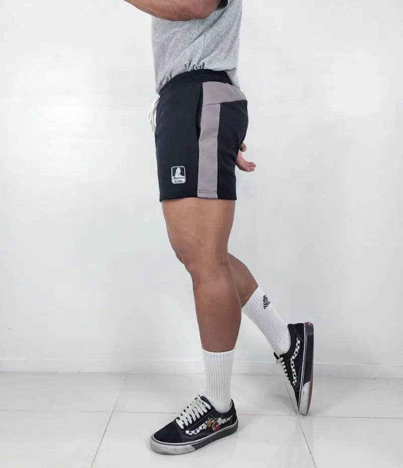 Men's Basketball 3-Point Sports Shorts Gym Fitness Training Elastic Loose Summer Beach Bodybuilding Shorts with Zip Pocket