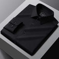 8XL Mens Shirts Long Sleeve Big Sizes Anti-wrinkle Business Men Shirt Long Sleeves Dress Shirts For Men Slim Fit Camisa Social