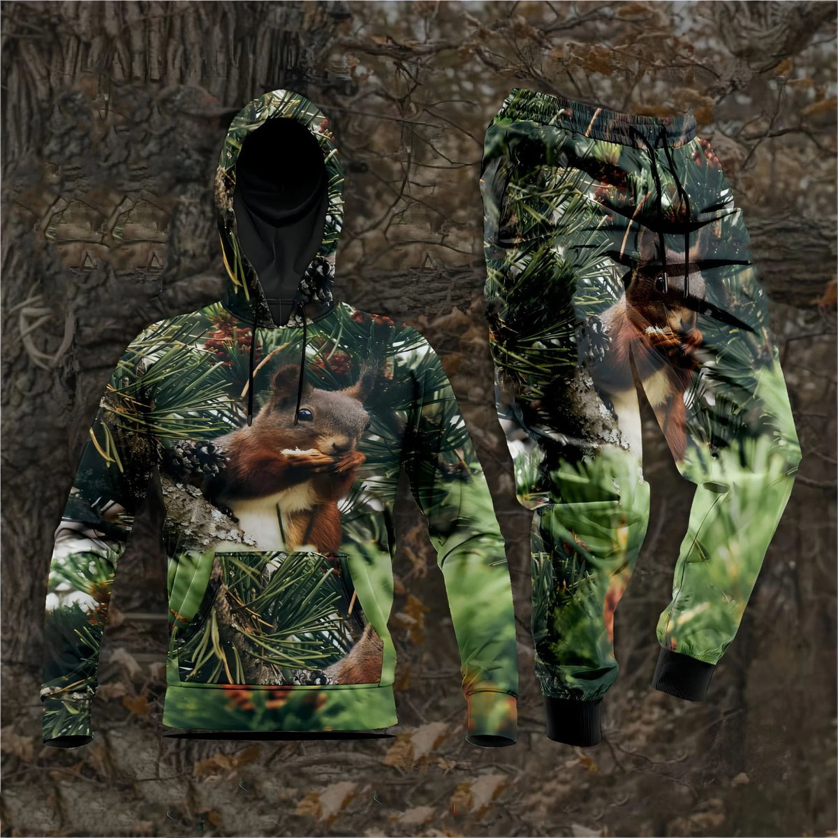Autumn Camouflage 3D Printed Hoodie Suit Men Sweatshirts Sweatpants Casual Fashion Two Piece Tracksuit Set Men's Clothing