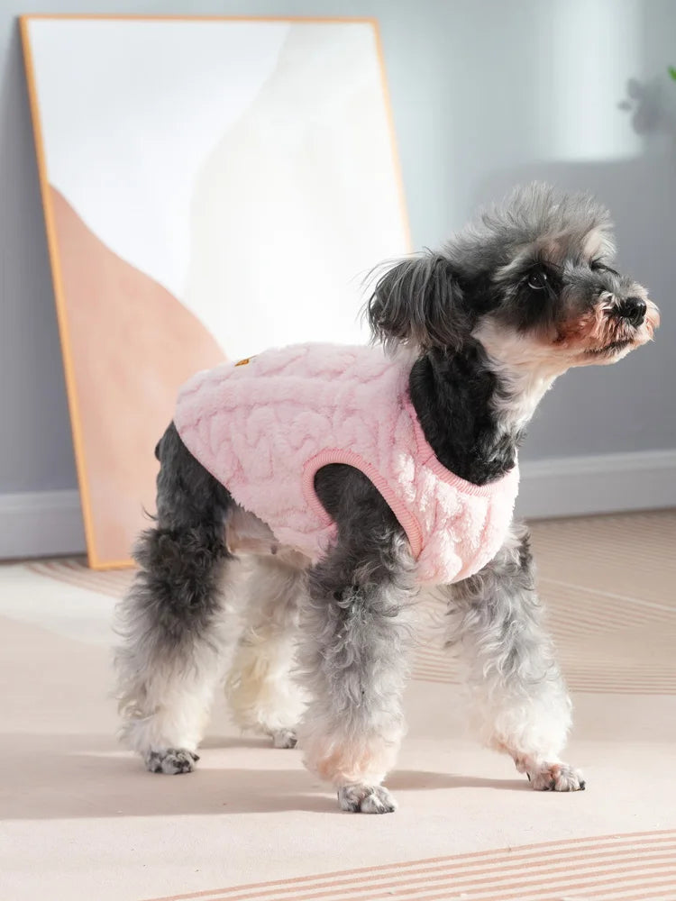 Soft Fleece Dog Clothes For Small Dogs Cats Sweater Autumn Winter Warm Puppy Vest Apparel French Bulldog Yorkshire Pet Costume