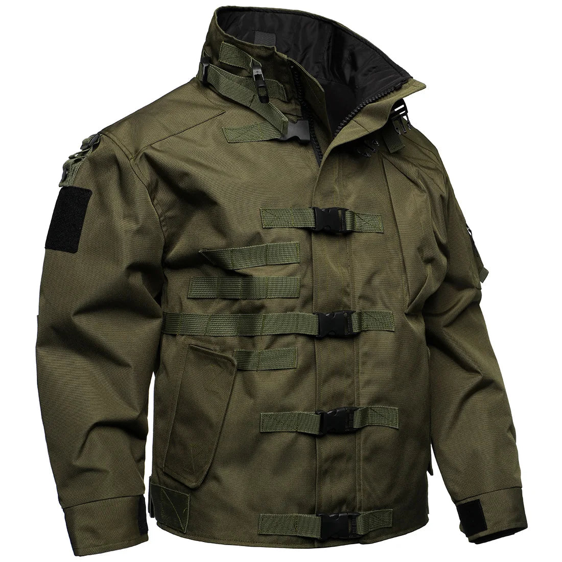 2026 Men's Tactical Cargo Jacket Casual Multi-pocket Wear-resistant Coat Outdoor Waterproof Windbreaker Man Combat Bomber Jacket