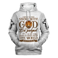 2025 Spring And Autumn God Jesus Graphic Pullovers Animal Lion 3d Printed Hooded Hoodies Sports Casual Daily Unisex Sweatshirts