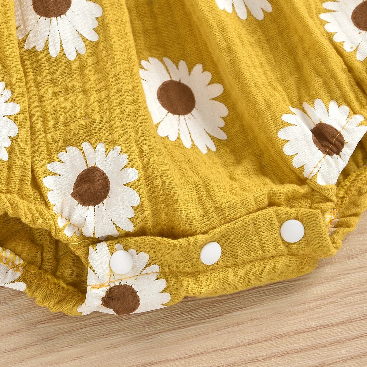 Summer female infant chrysanthemum suspender Romper sweet and cute