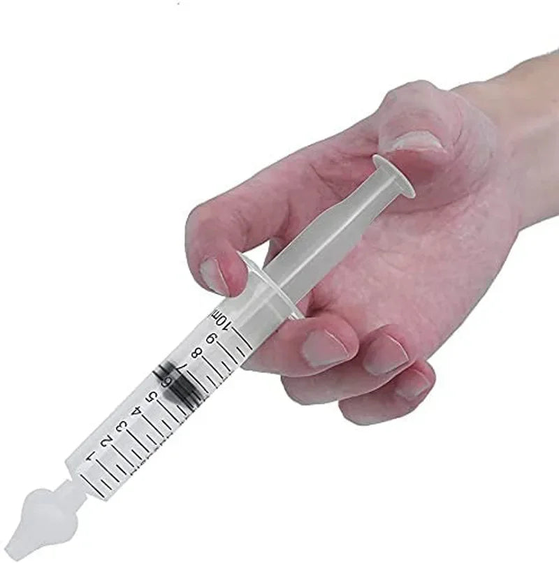 Needle Tube Nasal Aspirator Syringe Baby Nose Cleaner Baby Rhinitis Nasal Washer Reusable Nasal Irrigator Washing for Children