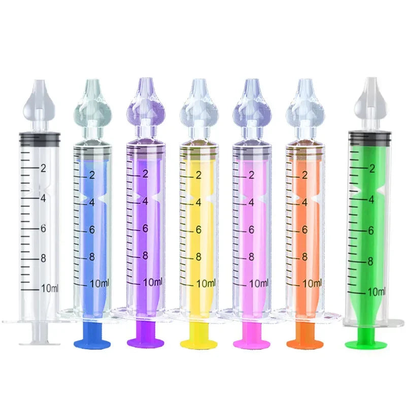 Needle Tube Nasal Aspirator Syringe Baby Nose Cleaner Baby Rhinitis Nasal Washer Reusable Nasal Irrigator Washing for Children