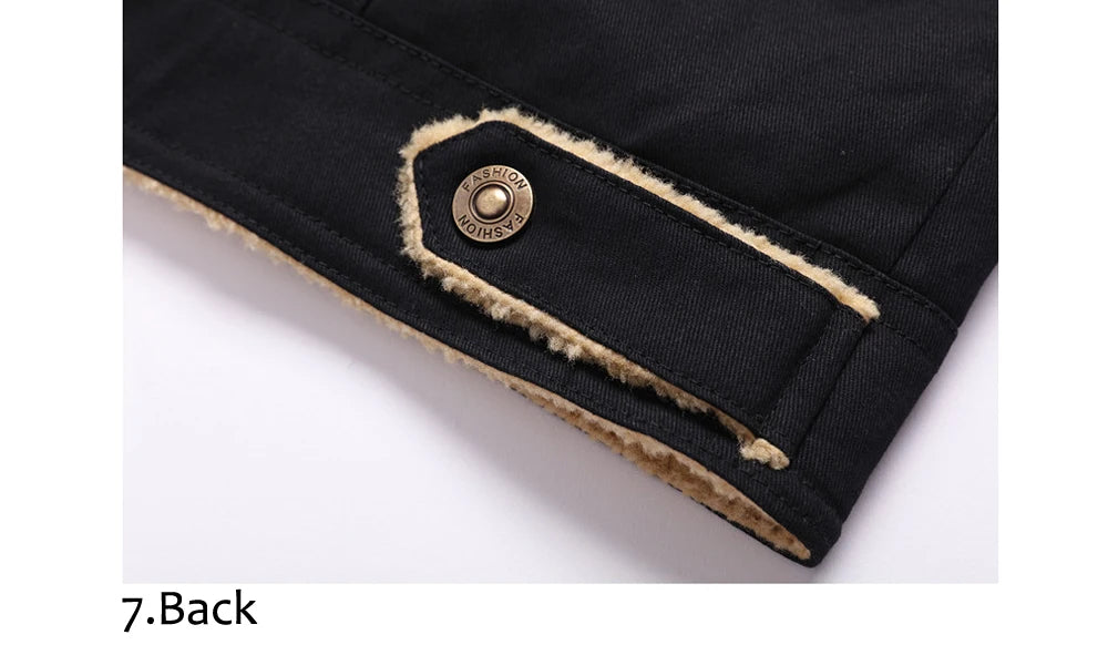 Autumn Winter Men's Fleece Jackets Casual Male Outdoor Windbreaker Work Jacket Mens Thermal Warm Tactical Coats Clothing