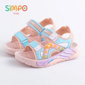 One Pairs of Summer Kids' Sandals Unisex Soft Bottom Casual Beach Shoes for Primary School Students