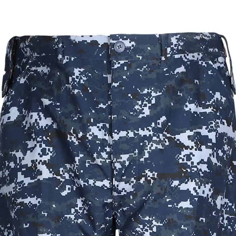 Military Uniform Navy Blue Camouflage Suits Outdoor Tactical Uniform Airsoft Clothing Military Tactical Gear Man Army Uniform