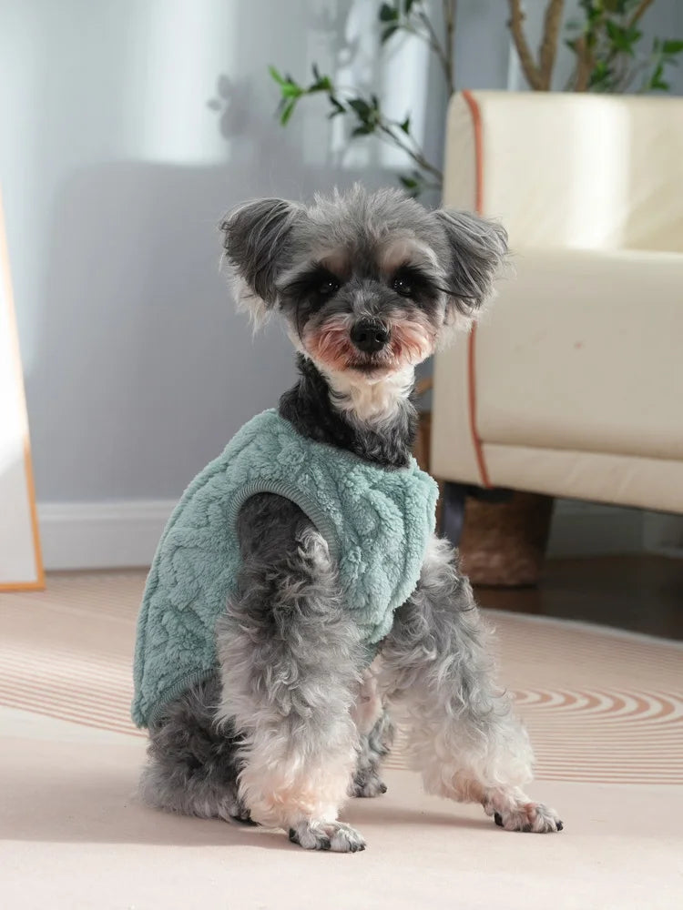Soft Fleece Dog Clothes For Small Dogs Cats Sweater Autumn Winter Warm Puppy Vest Apparel French Bulldog Yorkshire Pet Costume