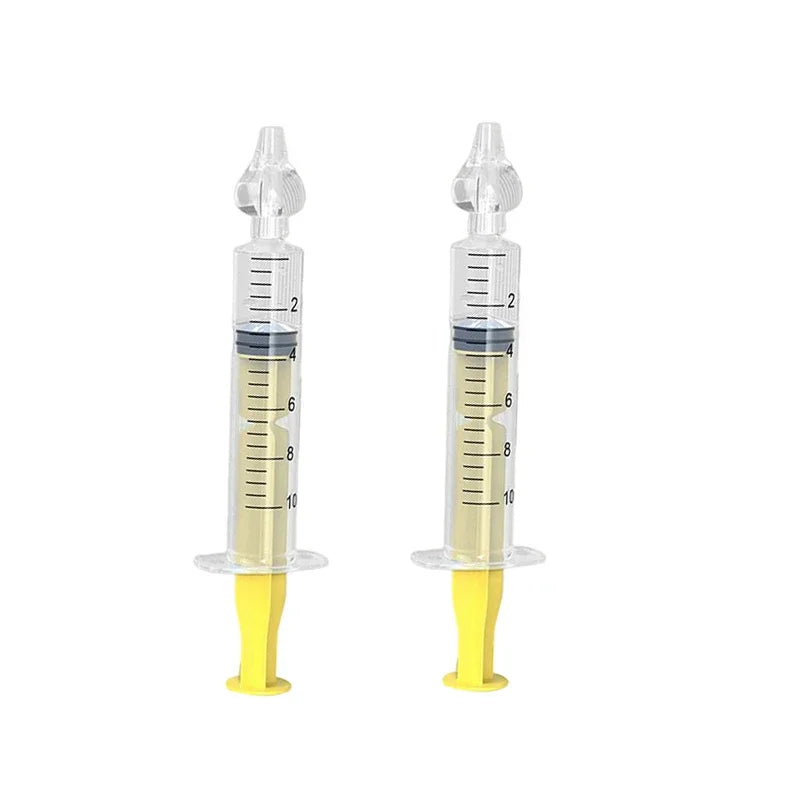 Needle Tube Nasal Aspirator Syringe Baby Nose Cleaner Baby Rhinitis Nasal Washer Reusable Nasal Irrigator Washing for Children