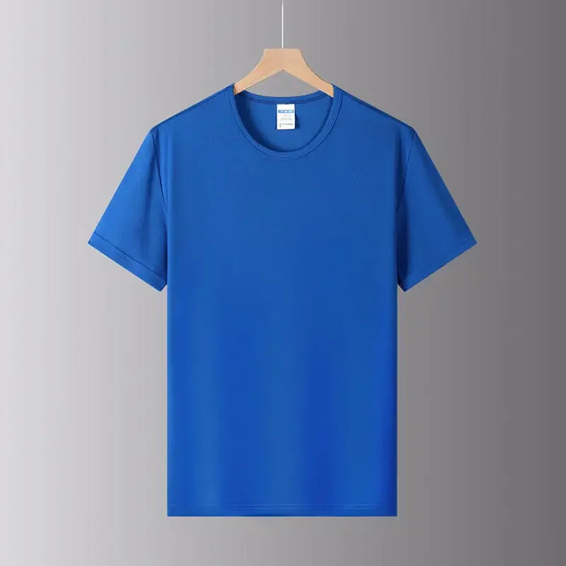 Custom Printed Quick-Drying T-shirts For Men And Women With Logo And Text Short-sleeved T-shirts Original Design Gift Tops 2025