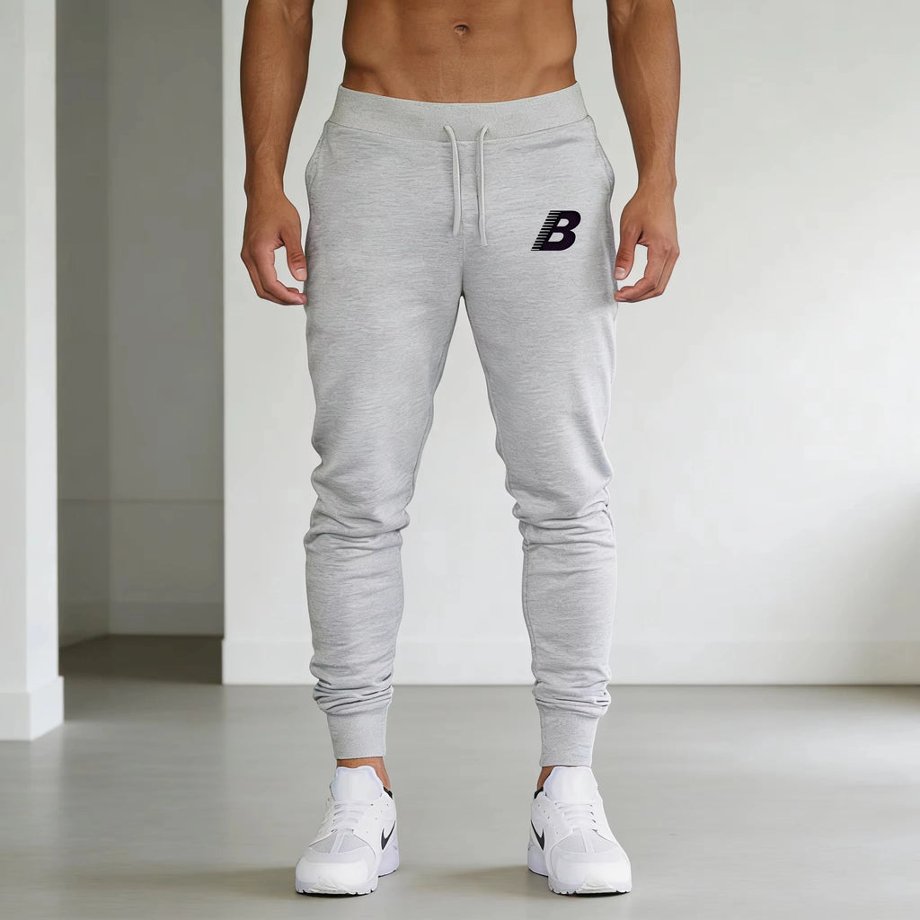 Letter B print Casual Sports Pants Running Workout Jogging Long Pants Gym Sport Trousers for Men Jogger Sweatpants men pants