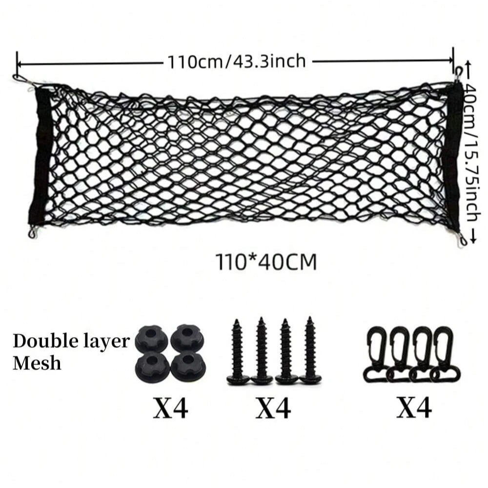 Car Trunk Fence Net Dog Isolation Protection Net Car Mounted Rear Seat Dog Safety Net Sturdy Elastic Pet Fence for Any Vehicle