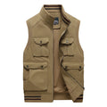 Winter Motorcyclist Mountaineering Men's Sleeveless Casual Coat Male Work Cargo Vest Men Photography Clothing Tactical Jackets