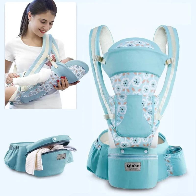 Newborn Ergonomic Baby Carrier Backpack Infant Baby Hipseat Carrier Front Facing Ergonomic Kangaroo Baby Wrap Sling Travel