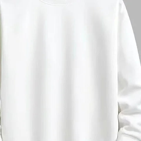 Faionable Autumn Winter Lamb Velvet Fce Lined Loose Men's Outerwear Spor Thiened Cotton Coat Set Long Sve Long Pants