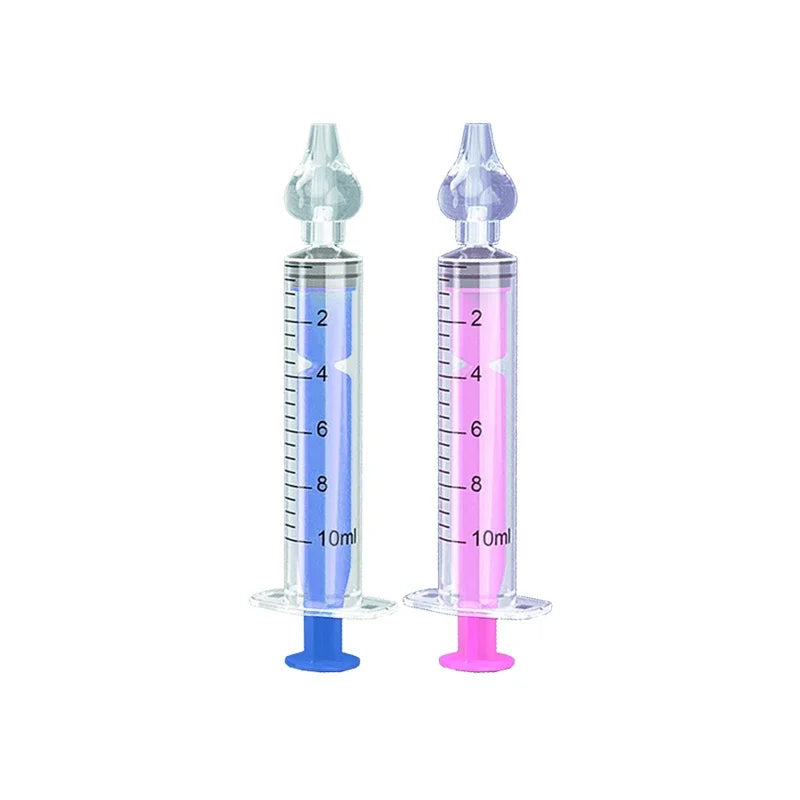 Needle Tube Nasal Aspirator Syringe Baby Nose Cleaner Baby Rhinitis Nasal Washer Reusable Nasal Irrigator Washing for Children