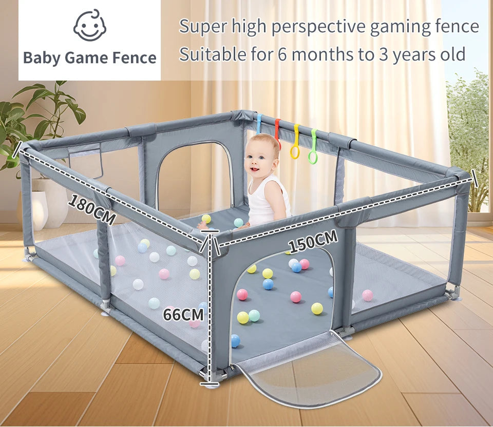 Baby Playpen Children Furniture New Arrival For Children Large Dry Pool Baby Playground For 0-6 Years Old Ball Pit Safety Fence