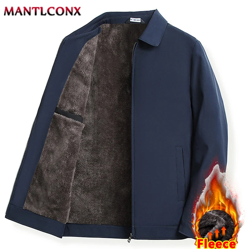 New Warm Padded Parka Men's Winter Jacket Coat Thermal Winter Jacket Men Business Casual Blazer Coat Men Autumn Luxury Outwear
