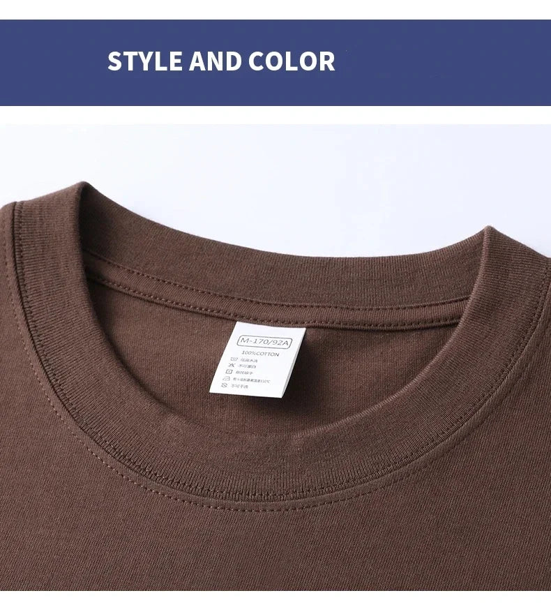 100% pure cotton short sleeve round neck men's T-shirt hot selling luxury brand summer exquisite pony embroidery breathable top