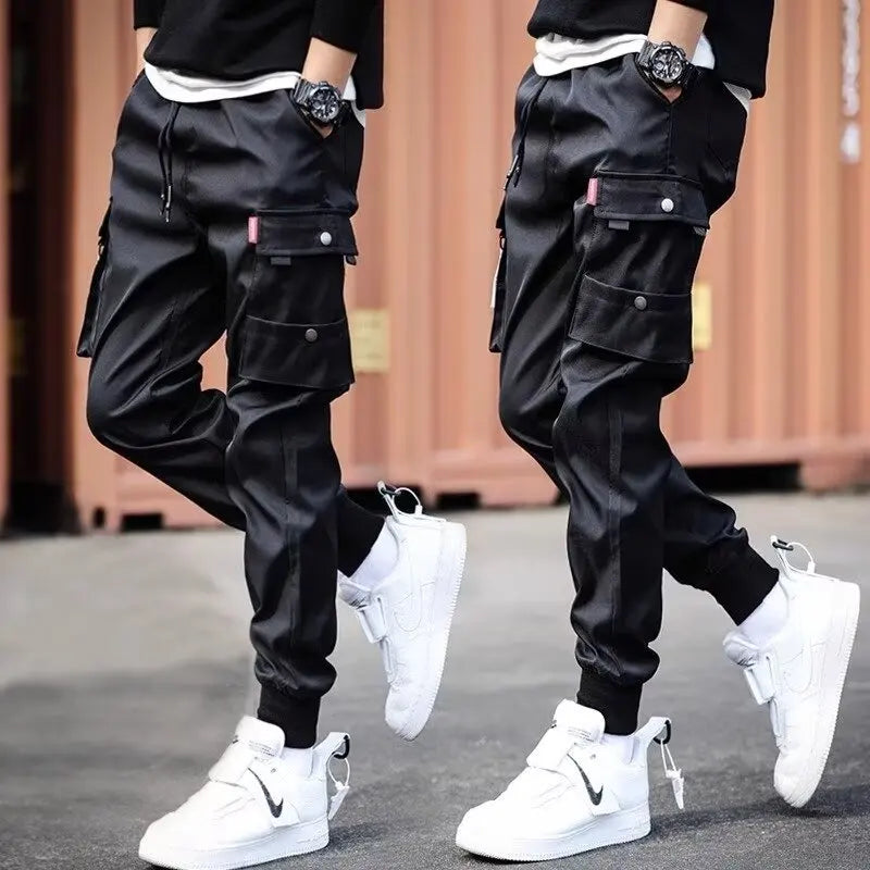 Men Cargo Tactical Pants Work Combat Multi-pockets Casual Training Trousers Overalls Clothing Joggers Hiking Mens Cargo Pant 1PC