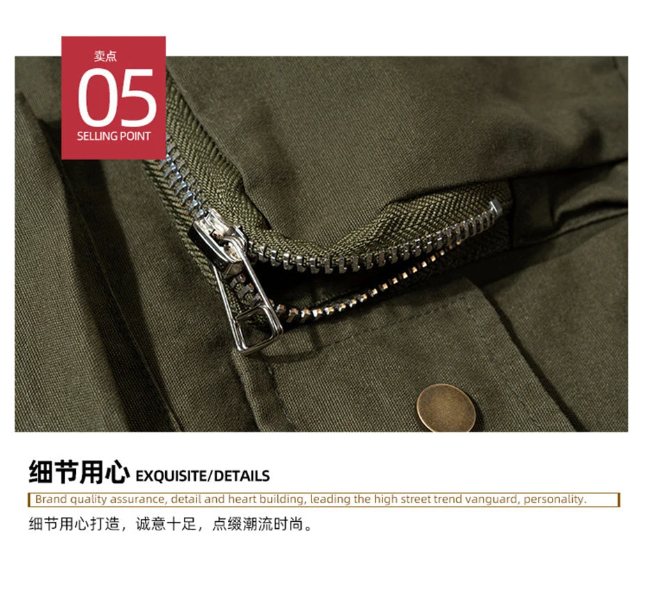 Hip Hop Y2K Streetwear Cargo Shorts Multi Pockets Tactical Fashion Man Shorts Techwear Harajuku Summer Casual Short Pants