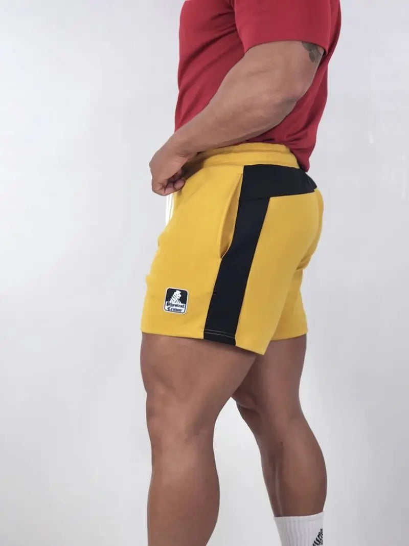 Men's Basketball 3-Point Sports Shorts Gym Fitness Training Elastic Loose Summer Beach Bodybuilding Shorts with Zip Pocket
